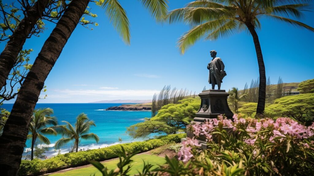 Captain James Cook Monument in Hawaii's Big Island