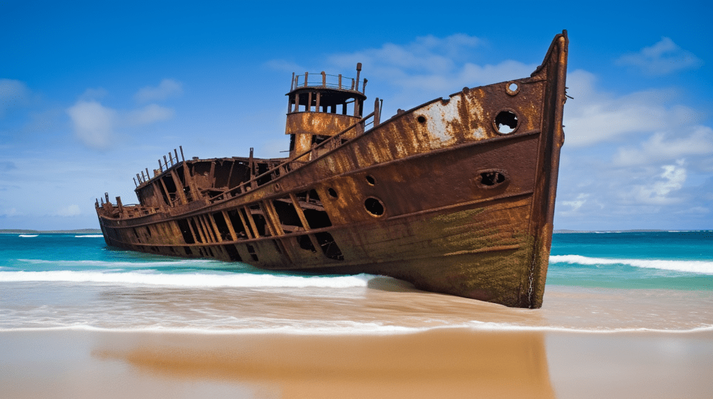 Shipwreck Beach (Two Ships from World War II): A Closer Look