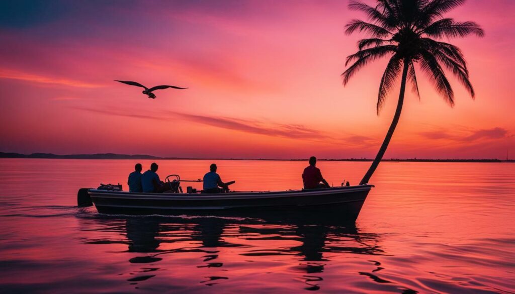 sunset boat tour