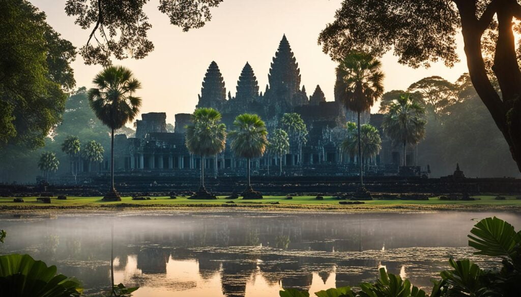Ancient Angkor Wat Temple