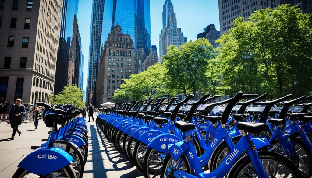 Citi Bike Station in NYC