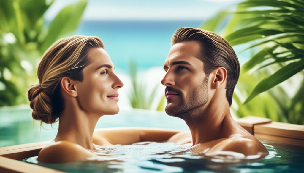 Couples retreat Cancun spa experience