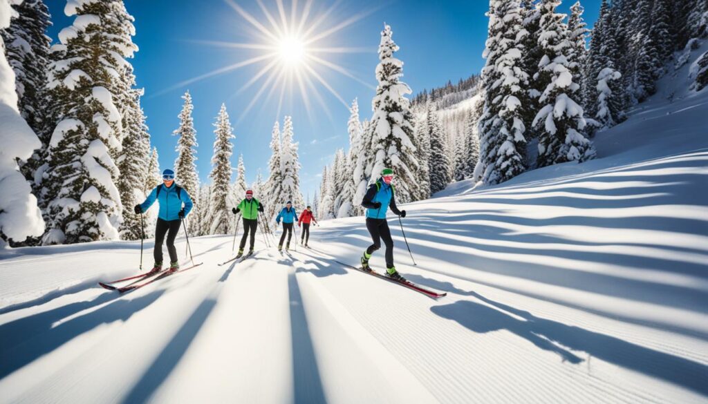 Cross-country skiing in Park City