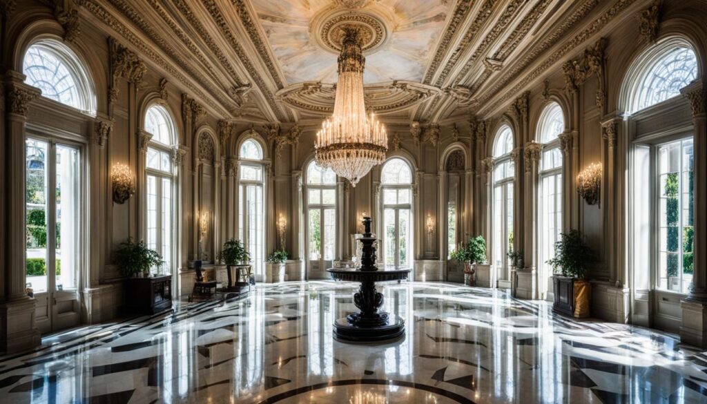 Inside The Breakers mansion