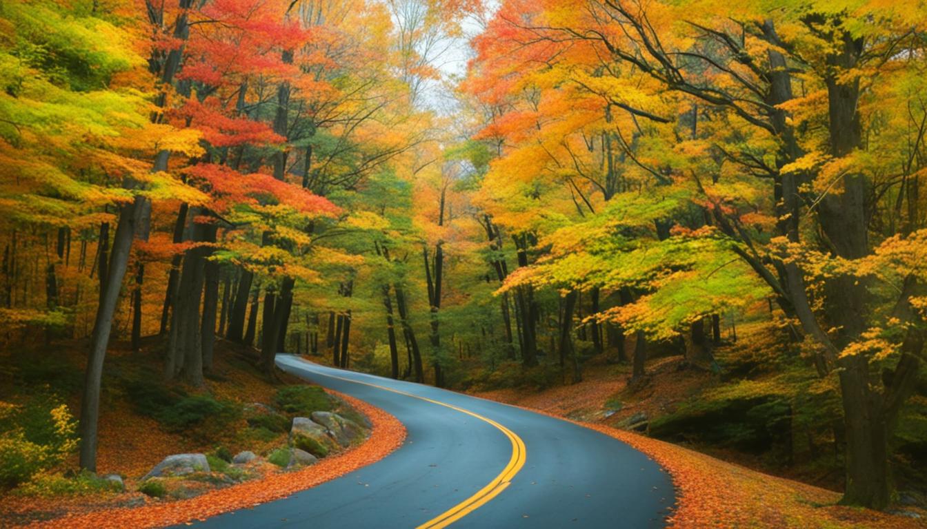 Rhode Island fall foliage scenic drives