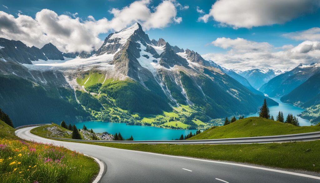 Scenic views in Uri Switzerland