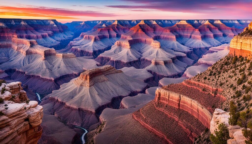 Stunning view of the Grand Canyon
