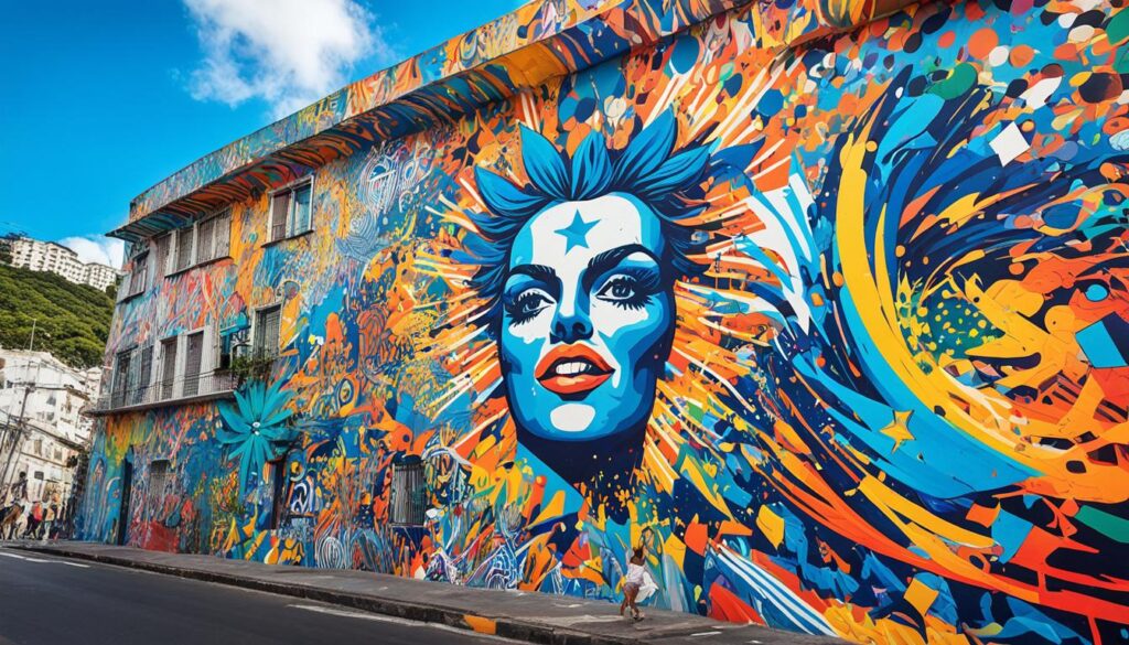 Vibrant Street Art in Rio de Janeiro