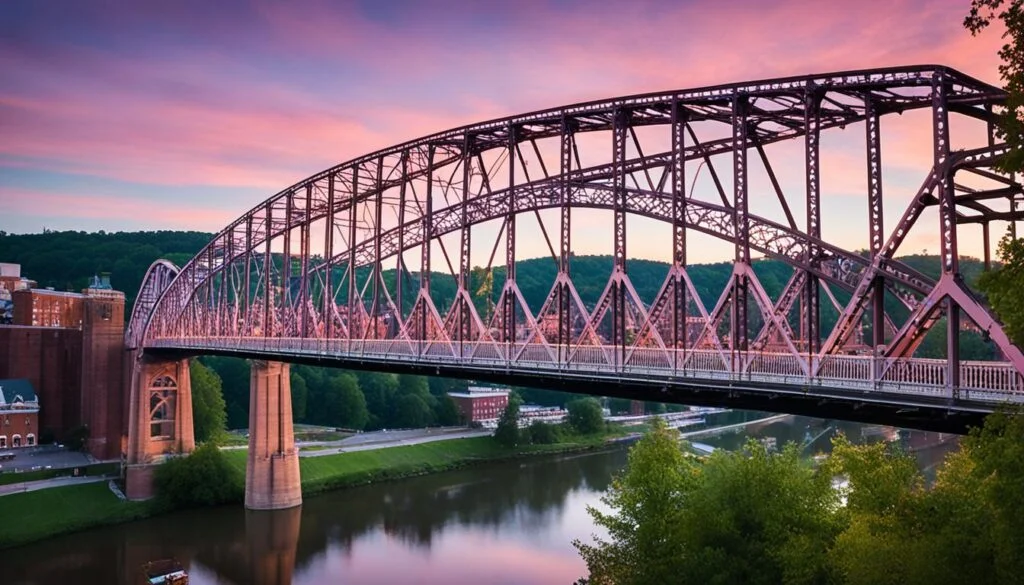 Zanesville Y-Bridge Scenery Zanesville Y-Bridge Scenery