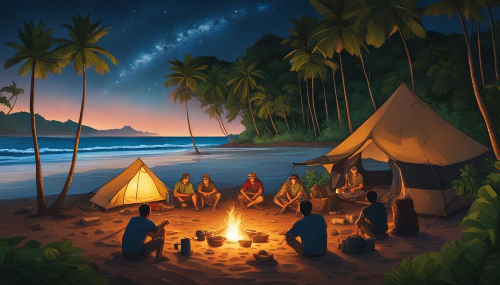 camping adventure Kauai